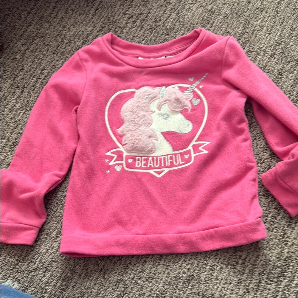 Pink Unicorn Kids Shirt